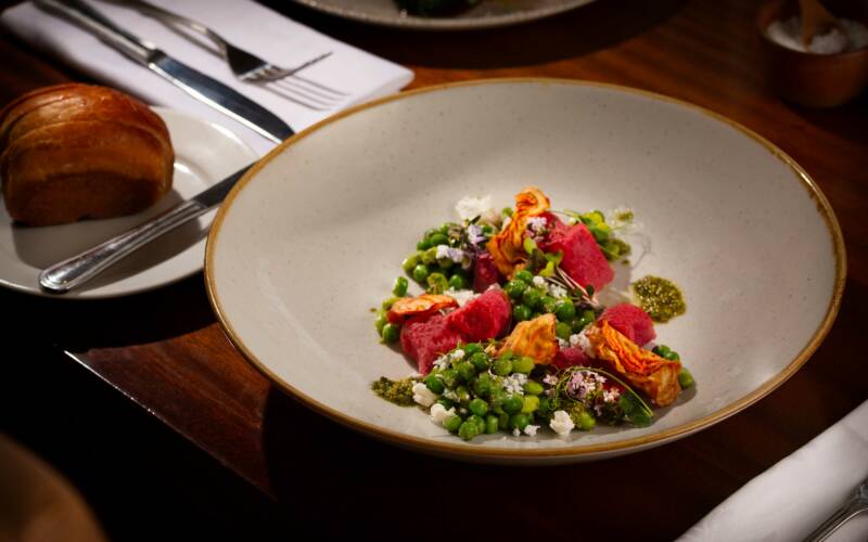 The George Hotel Beetroot Gnocchi 50 Bistro